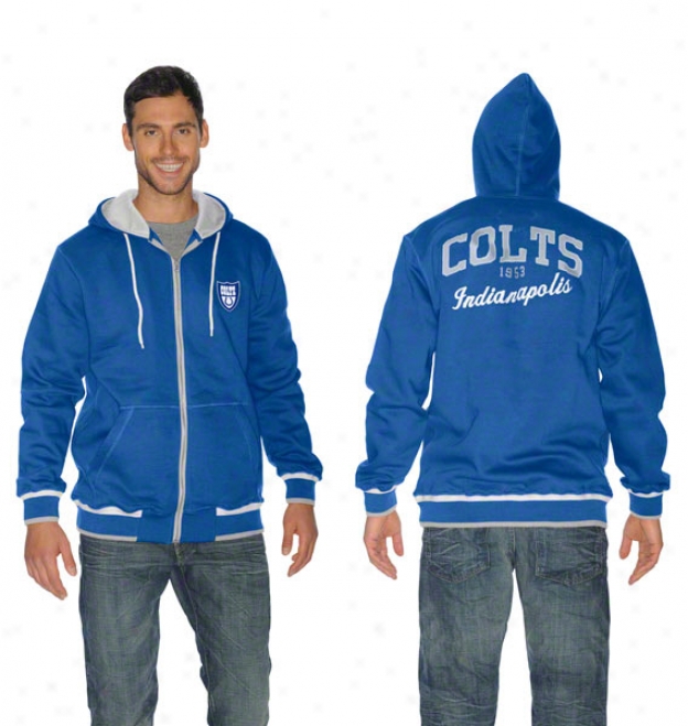 Indianapolis Colts First Pick Full-zip Hooded Sweatshirt