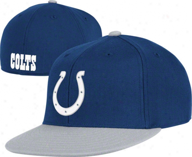 Indianapolis Colts Flex Hat: Alternate Flat Brim Flex Hat