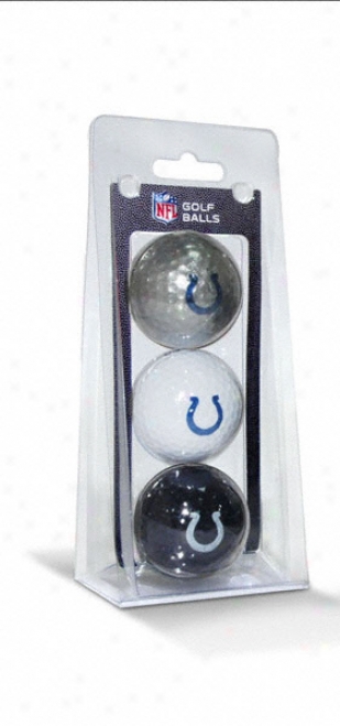 Indianapolis Colts Golf Ball 3 Pack