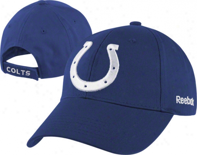 Indianapolis Colts Kid's 4-7 Home Team Adjustable Hat