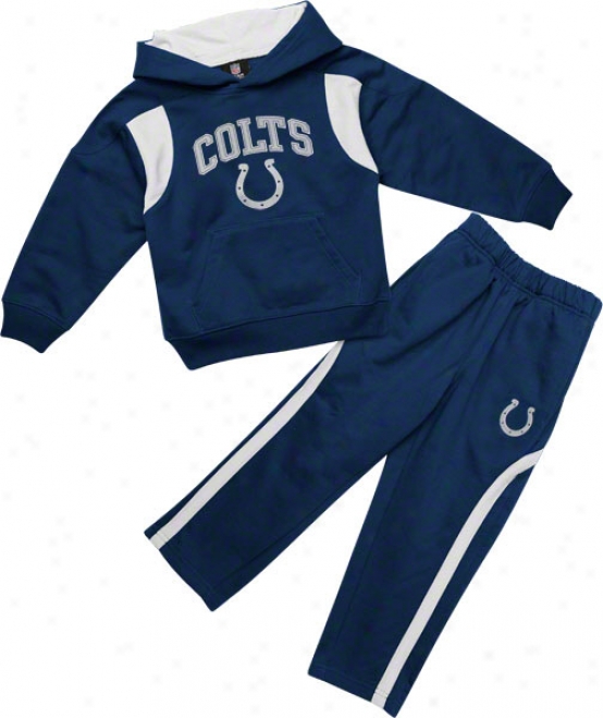 Indianapolis Colts Kid's 4-7 Pullover Hoodie And Pant Set