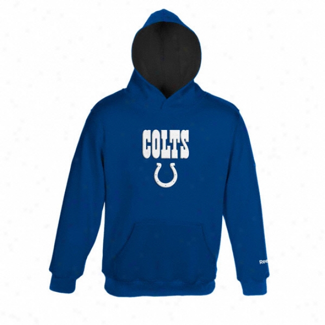 Indianapolis Colts Kids (4-7) Sportsman Fleece Hooded Sweatshirt