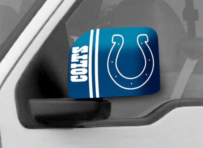 Indianapolis Colts Large Car Mirror Covers