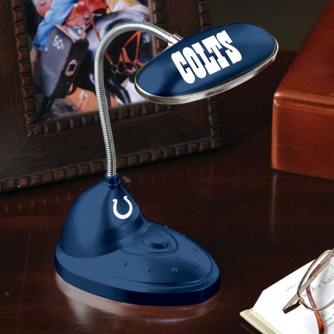 Indianapolis Colts Led Desk Lamp