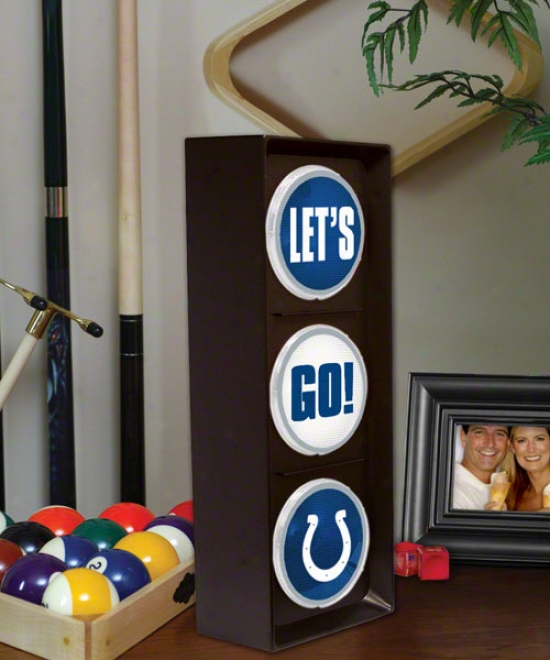 Indianapolis Colts - Let's Go - Flashing Traffic Light