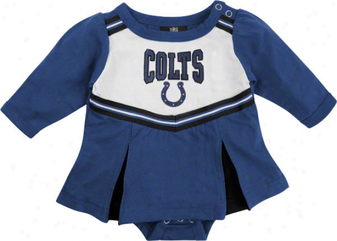 Indianapolis Colts Newborn Cheerleader Creeper Array