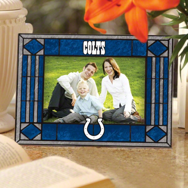 Indianapolis Colts Picture Frame: Horizontal Glass Frame