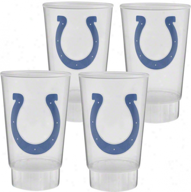 Indianapolis Colts Plastic Tumbler 4-pack