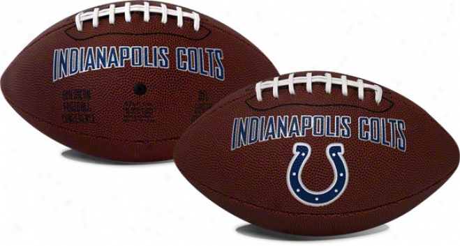 Idianapolis Colts &quotgame Time&quot Full Size Football