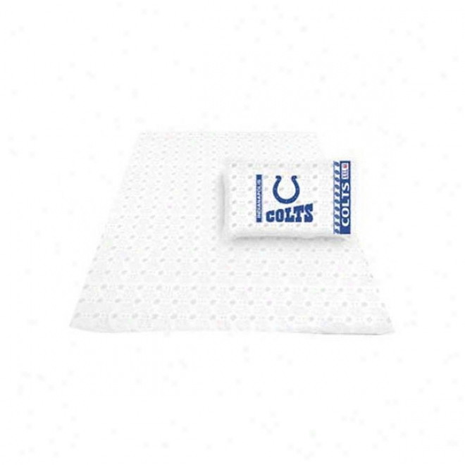 Indianapolis Colts Sheet Set - Queen Bed