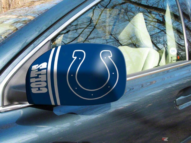 Indianapolis Colts Small Car Mirror Covers