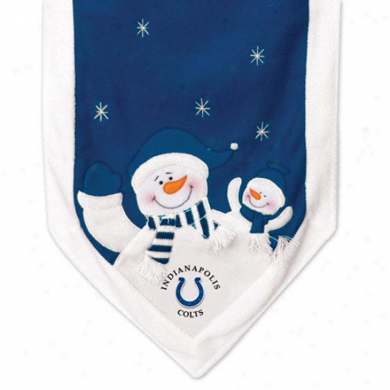 Indianapolis Colts Snowman Table Runn3r