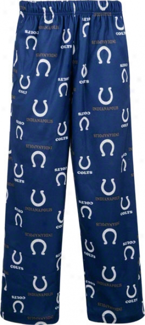 Indianapolis Colts Toddler Magnificent Printed Logo Sleep Pants