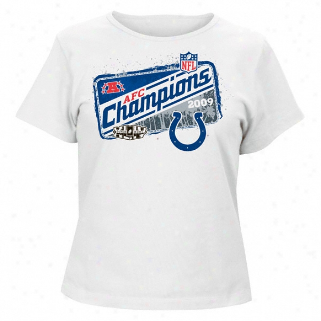 Indianapopis Colts Women's 2009 Afc Conference Champions Locker Room T-shirt