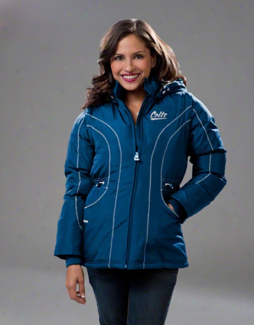 Indianapolis Colts Women's Cinched 4 In 1 Full-zip Jacket