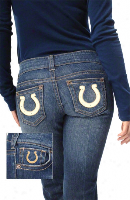 Indianapolis Colts Women's Denim Jeans - By Alyssa Milano