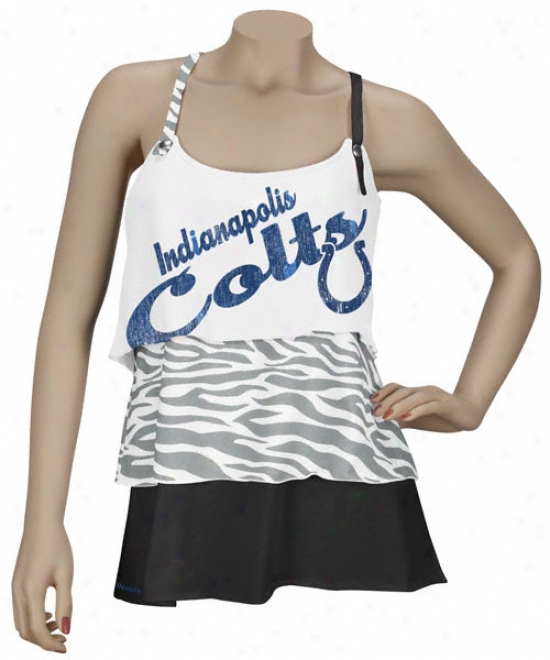 Indianapolis Colts Women's Field Flirt Rah Rah Tank Rise to the ~ of