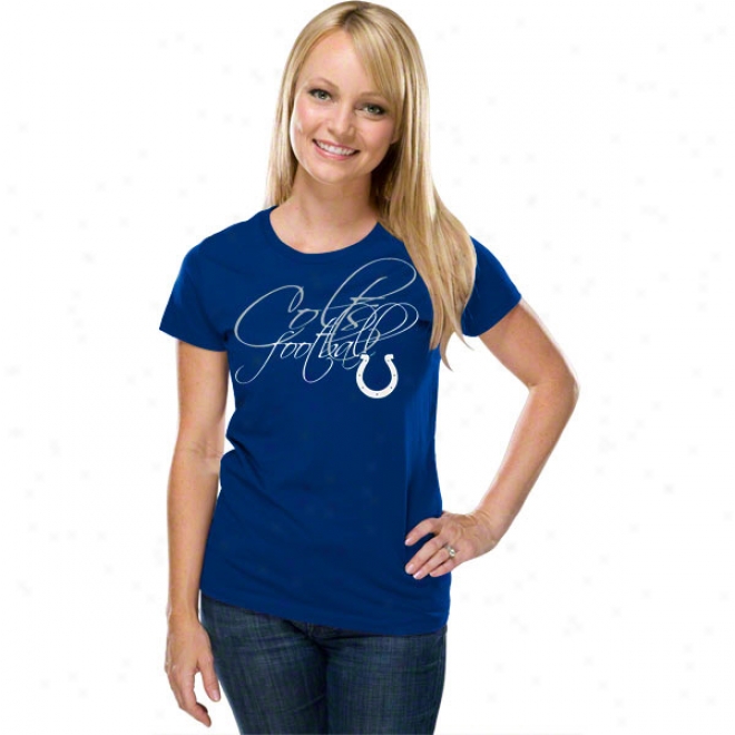 Imdianapolis Colts Women's Franchise Fit Ii Blue T-shirt