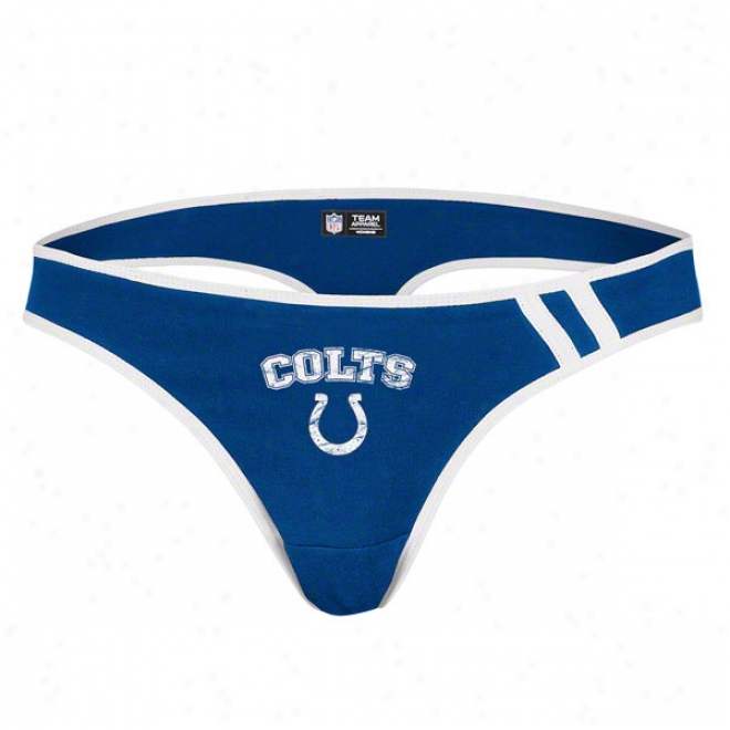 Indianapolis Colts Women's Mystic Fame Iii Blie Thong