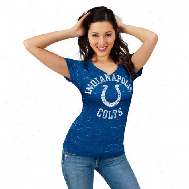 Indianapolis Colts Women's Pride Playing Ii Blue Short Sleeve Top