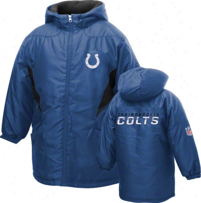 Indianapolis Colts Yoth Sideline Momentum Mid-weight Jackef