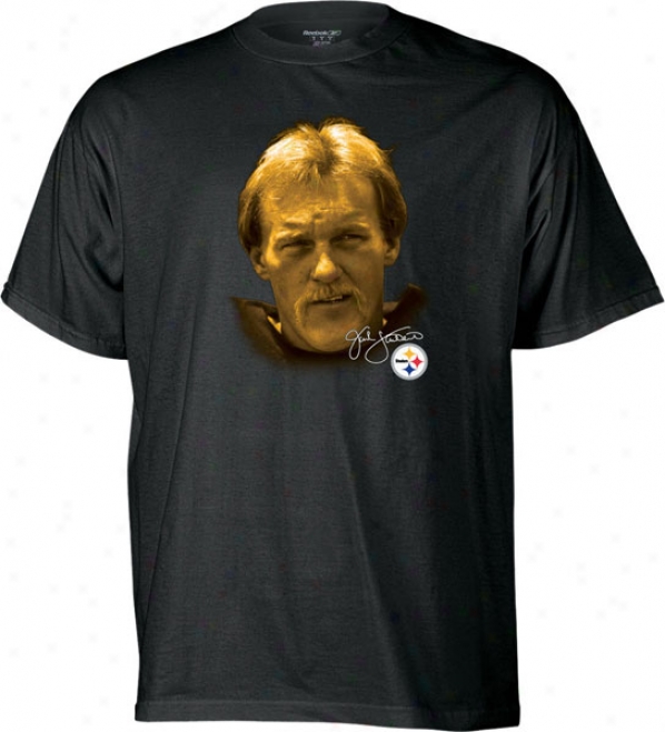 Jack Lambert Reebok Retired Great Profile Pittsburgh Steelers T-shirt