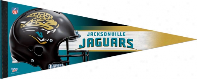 Jacksonville Jaguars 12x30 Premium Pennant