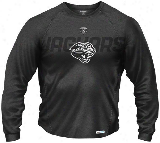 Jacksonville Jaguars 2011 Sideline Audible Black Long Sleeve Performance T-shirt