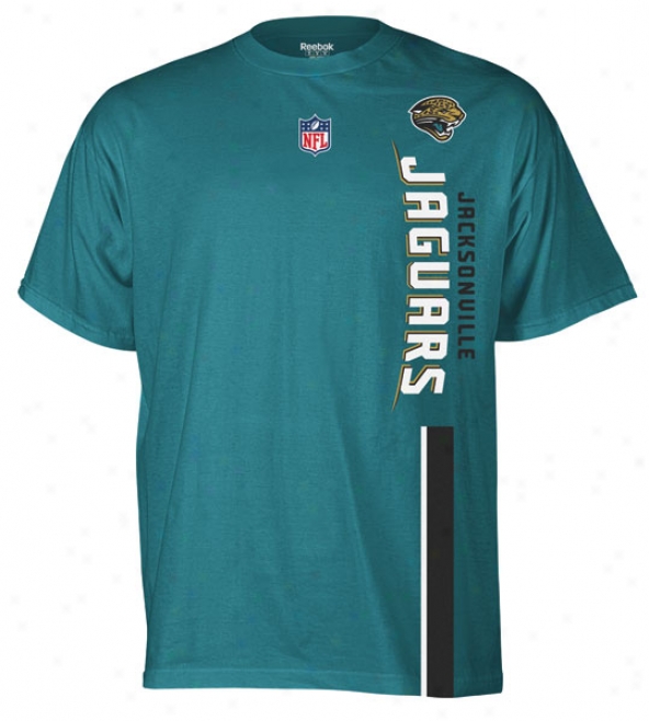 Jacksonville Jaguars 2011 Sideline Faculty Left Teal T-shirt