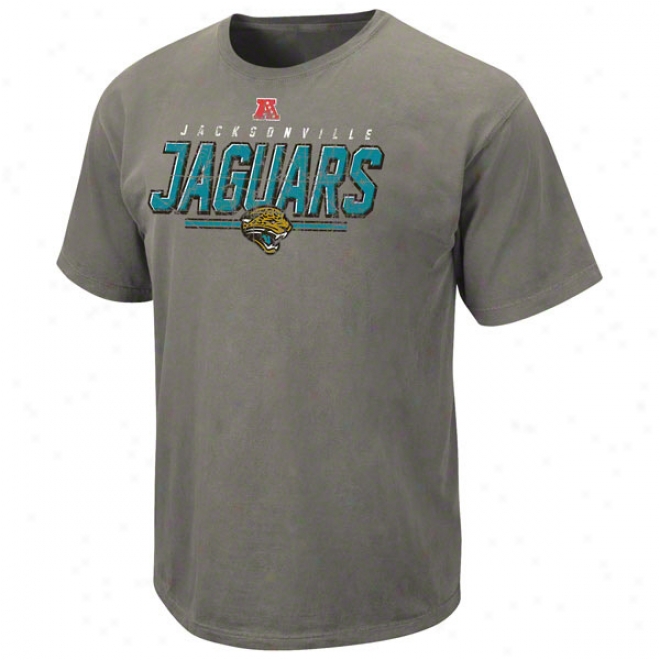 Jacksonville Jaguars Gray Vintage Roster Ii T-shirt