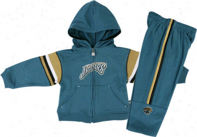 Jacksonville Jaguars Kids 4-7 Full Zip Hooded Jacket And Pant Set