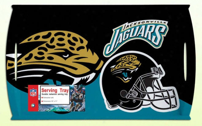 Jacksonville Jaguars Melamine Serving Tray