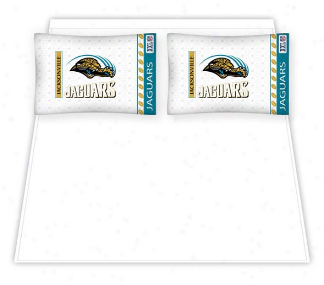 Jacksonville Jaguars Micro Fiber Q8een Sheet Set