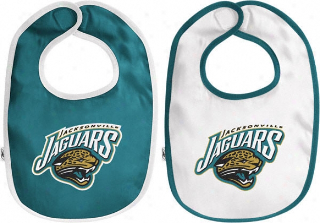 Jacksonville Jaguars Newborn 6-9 Mos. 2-pc Team Bib Set