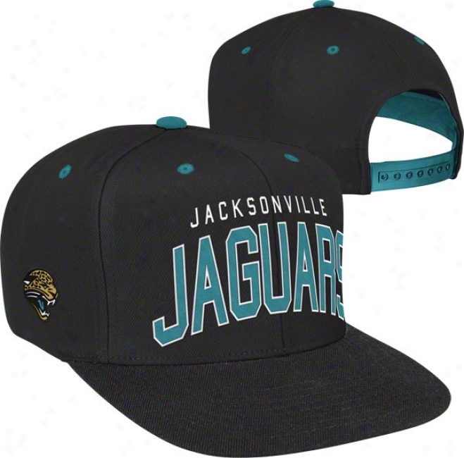 Jacksomville Jaguars Team Arch Snapback Adjustable Hat