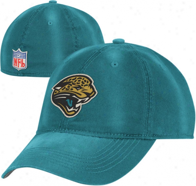 Jacksonville Jaguars Throwback Hat: Vintage Sandblasted Slouch Flex Hat