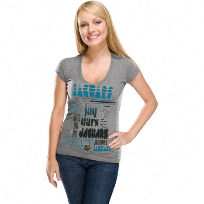 Jacksonville Jaguars Women's Victory Play Iii Gray T-shirt