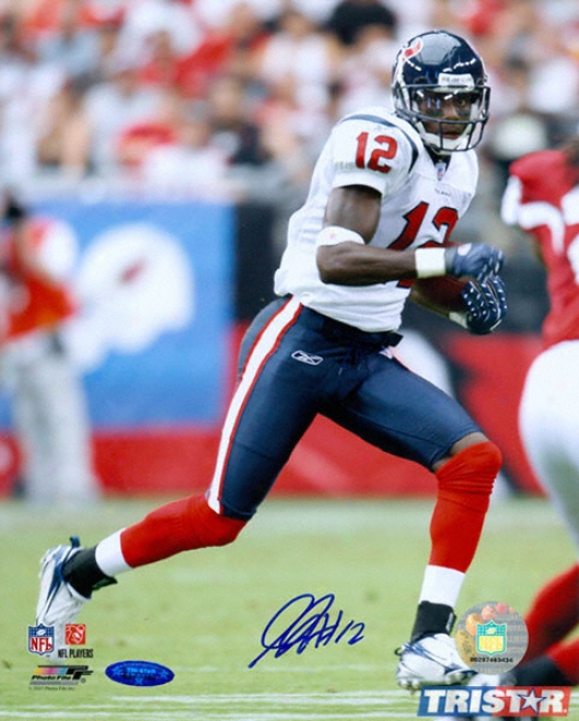 Jacoby Jones Autographrd Texans 8x10 Photo