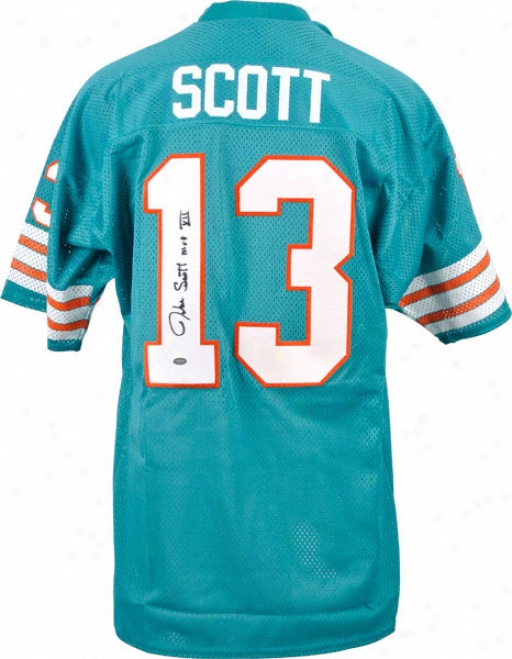 Jake Scott Autographed Jersey  Details: Custom