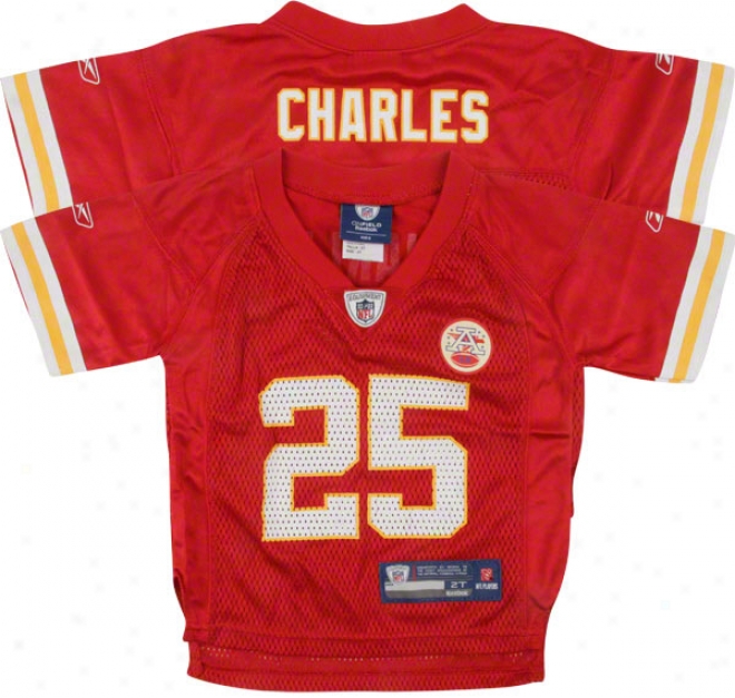 Jamaal Charles Infant Jersey: Reebok Red Kansas City Chiefs Replica Jersey