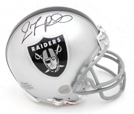 Jamarcus Russell Oakland Raiders Autographed Mini Helmet