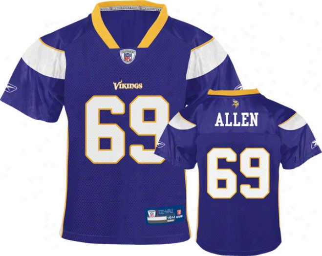 Jared Allen Purple Reebok Nfl Minnesota Vikings Infant Jersey