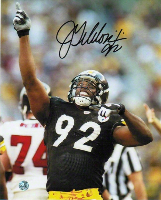 Jason Gildon Pittsburgh Steelers Autographed 8x10 Photograph