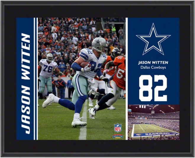 Jason Witten Plaque  Details: Dallas Cowboys, Sublimatedm, 10x13, Nfl Plaque