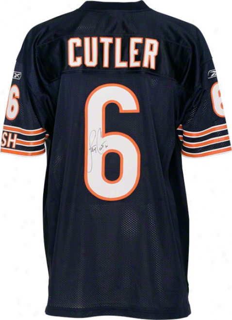 Jay Cutler Autographed Jersey  Details: Chicago Bears