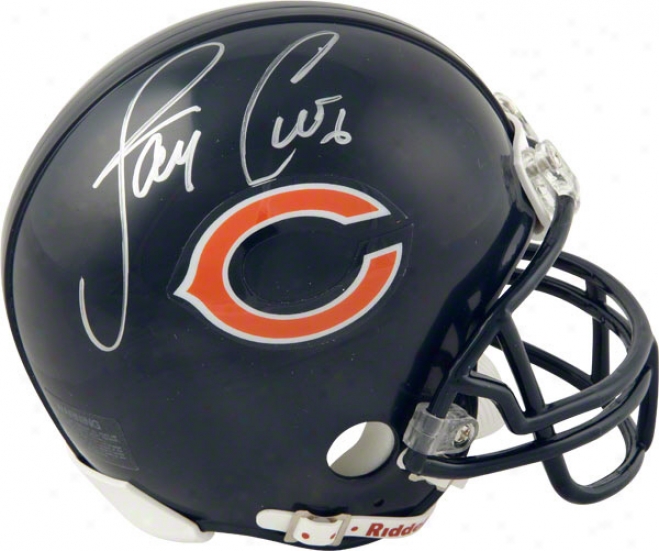 Jay Cutler Chicago Bears Autographed Mini Helmet