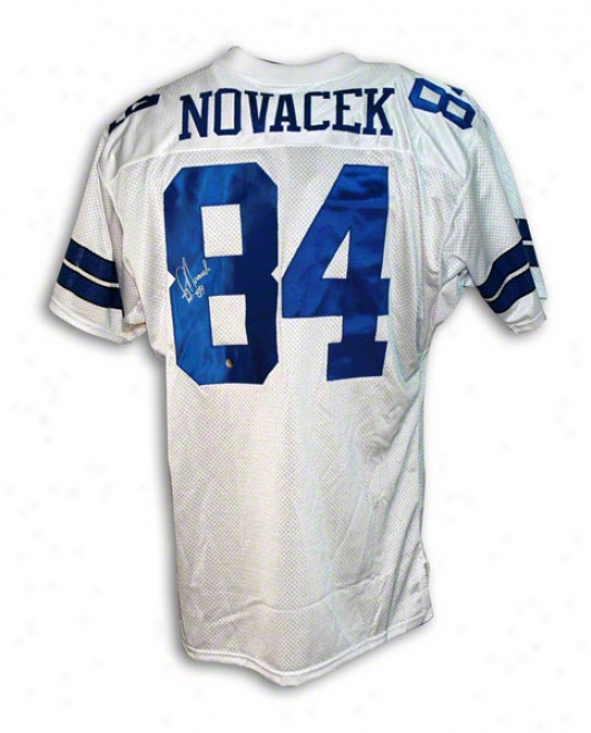 Jay Novacek Autographed Dallas Cowboys Throwback Jedsey