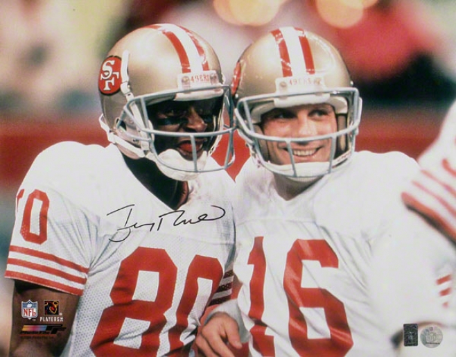 Jerry Rice San Francisco 49ers  Details: With Montana, 16x20