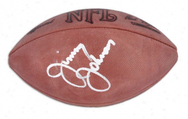 Jimmy Johnson Autographed Football