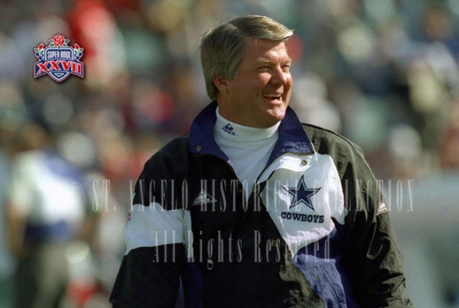 Jimmy Johnson Dallas Cowboys - How Bout Them Cowboys - 16x20 Portrait